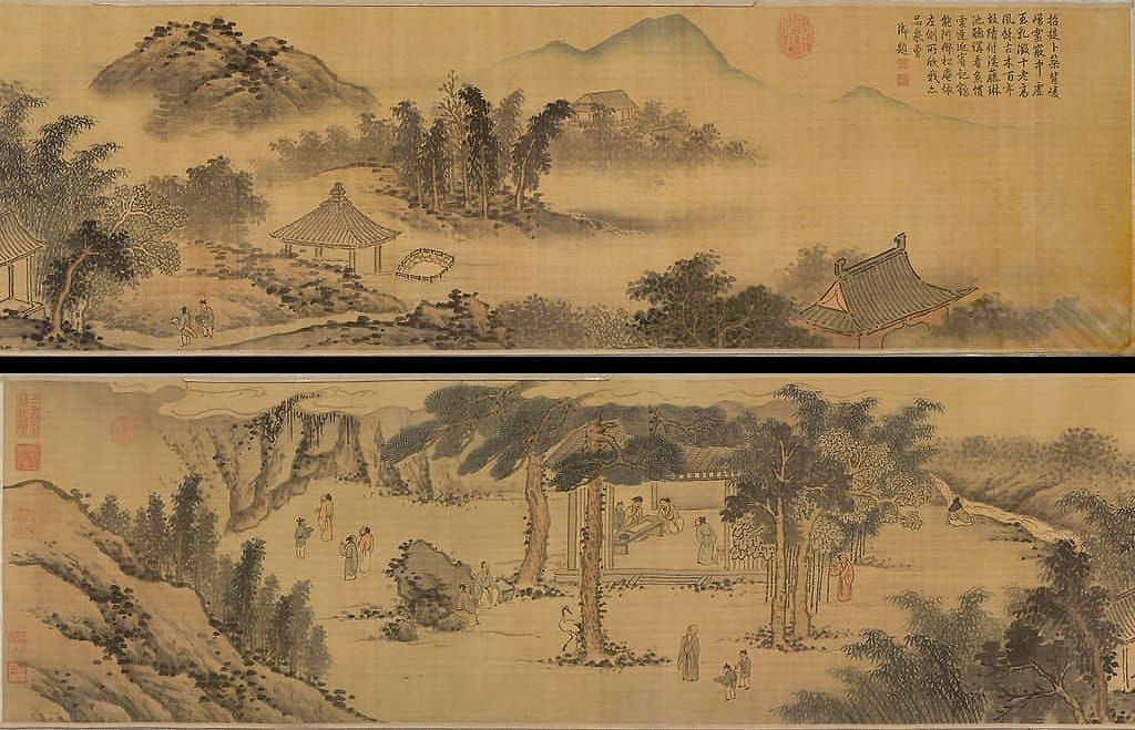 碧山吟社图卷缩略图