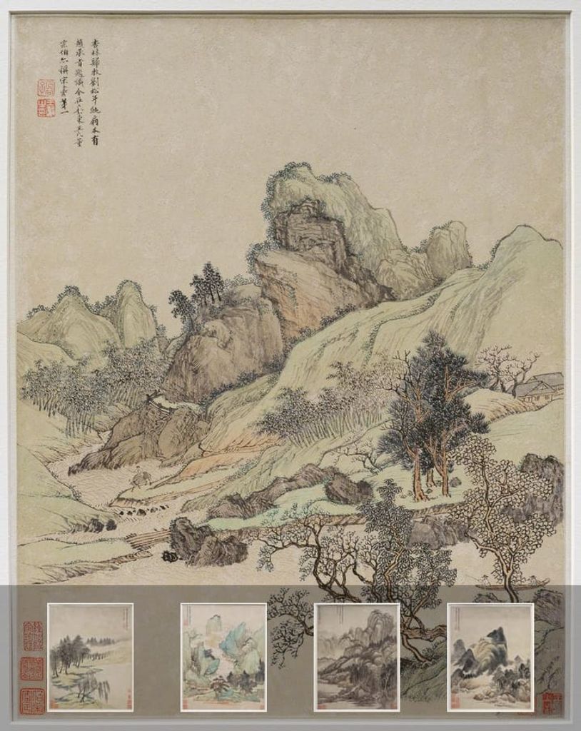 仿古山水册缩略图