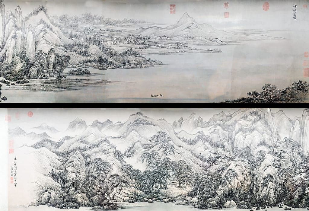 仿王蒙烟江叠嶂图缩略图