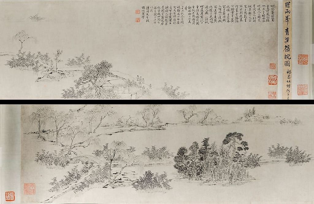 清溪旧院图缩略图